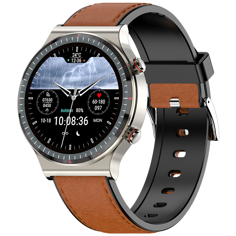 Medische EKG-Smartwatch | CFDA-gecertificeerd | 512Hz Hoogprecisie Biosensor | SpO2- & Hartslagmonitoring | AI-gebaseerde Ademhalingsanalyse | IP67 Waterdicht