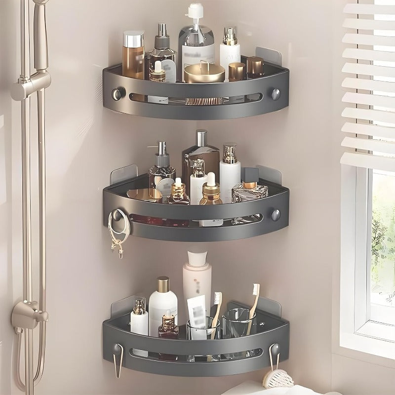 Geen-Boor Driehoekige Douche Caddy