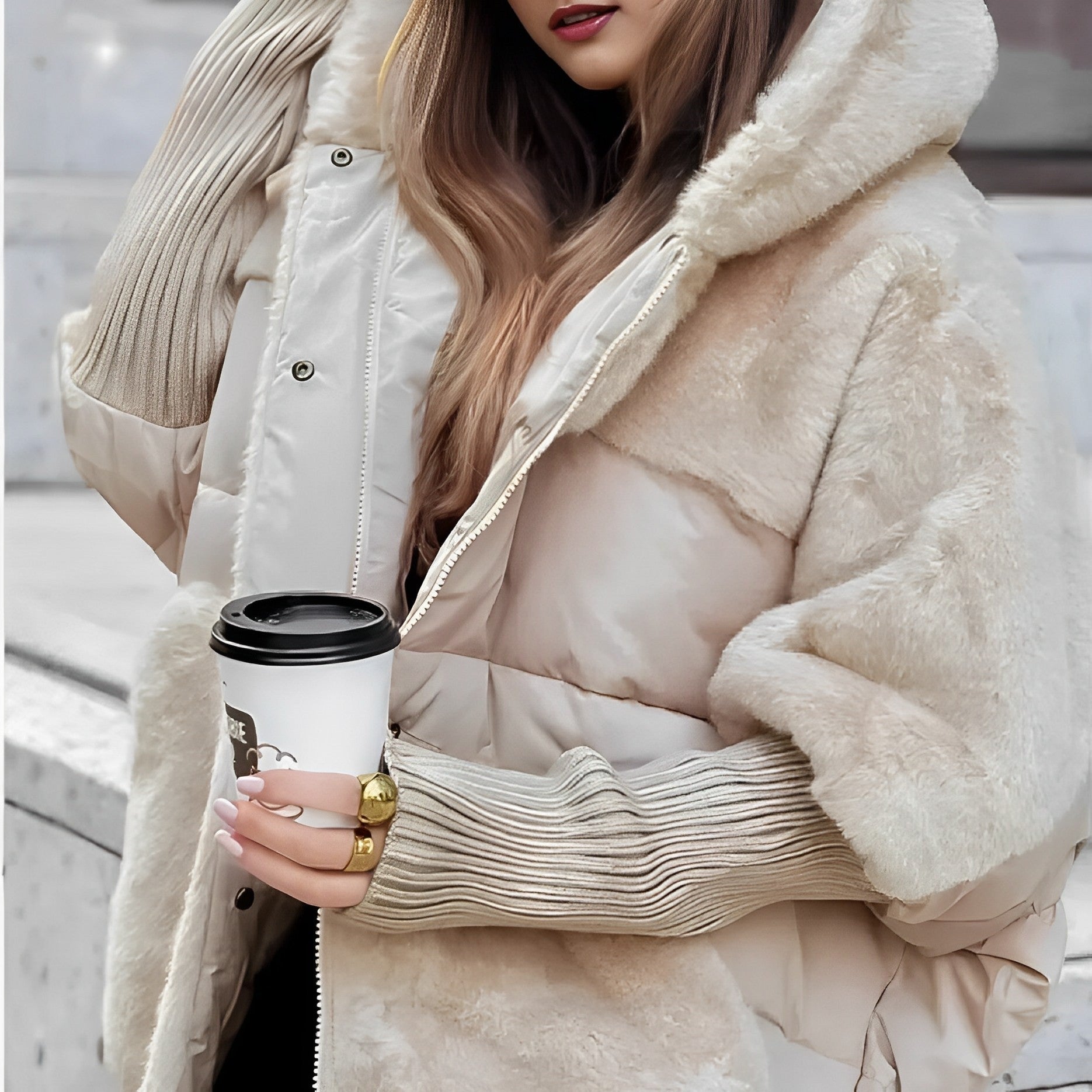 Warme Donsjack met Relaxte Pasvorm – Lichte Winterjas voor Stijl en Comfort