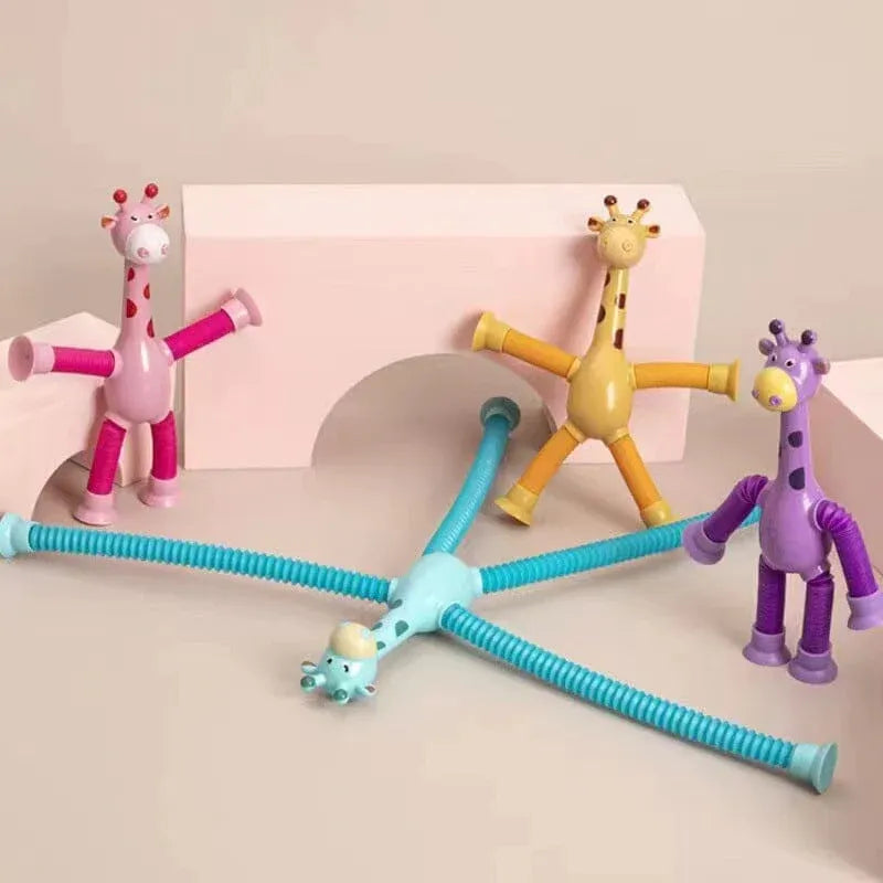 GiraffeStretch – Leuk Telescoop Zuig Speelgoed