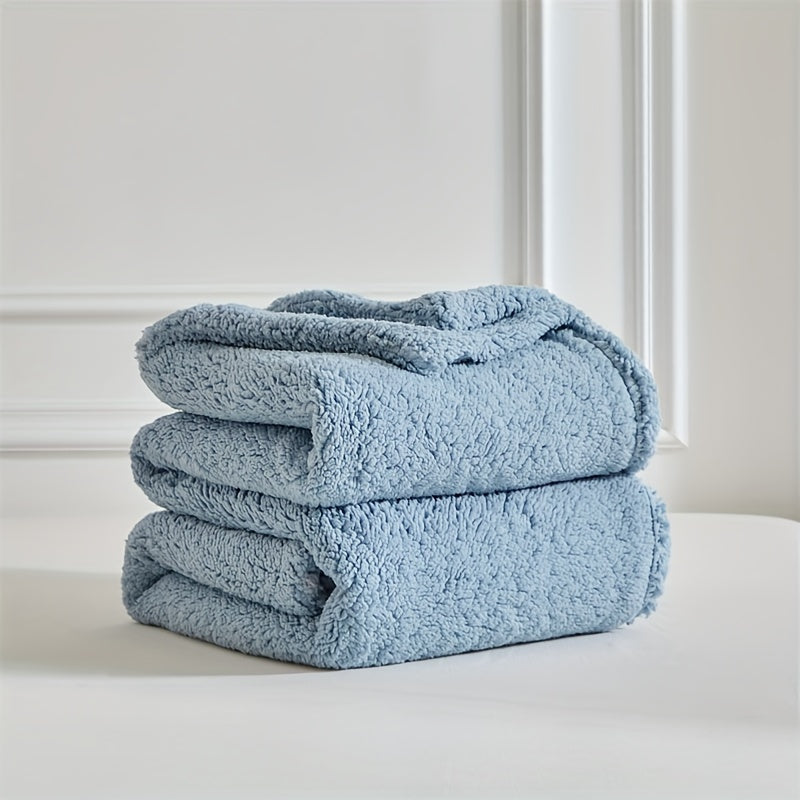 Ultra Zachte Sherpa Fleece Deken – Warme en Comfortabele Knuffeldeken voor Thuis