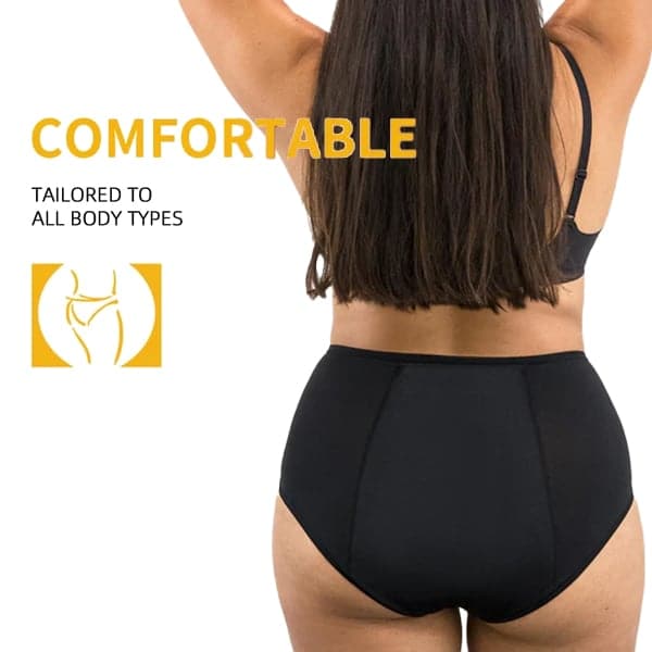 LuxeFit Hoog Taille Lekvrij Ondergoed | Verbeterde comfort en stijl met een koop 5, krijg 5 gratis aanbieding!