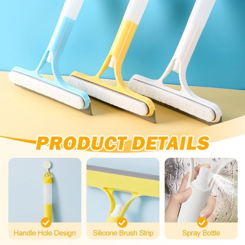 BrightSwipe 3 in 1 Raamtrekker Cleaner met Sprayfles