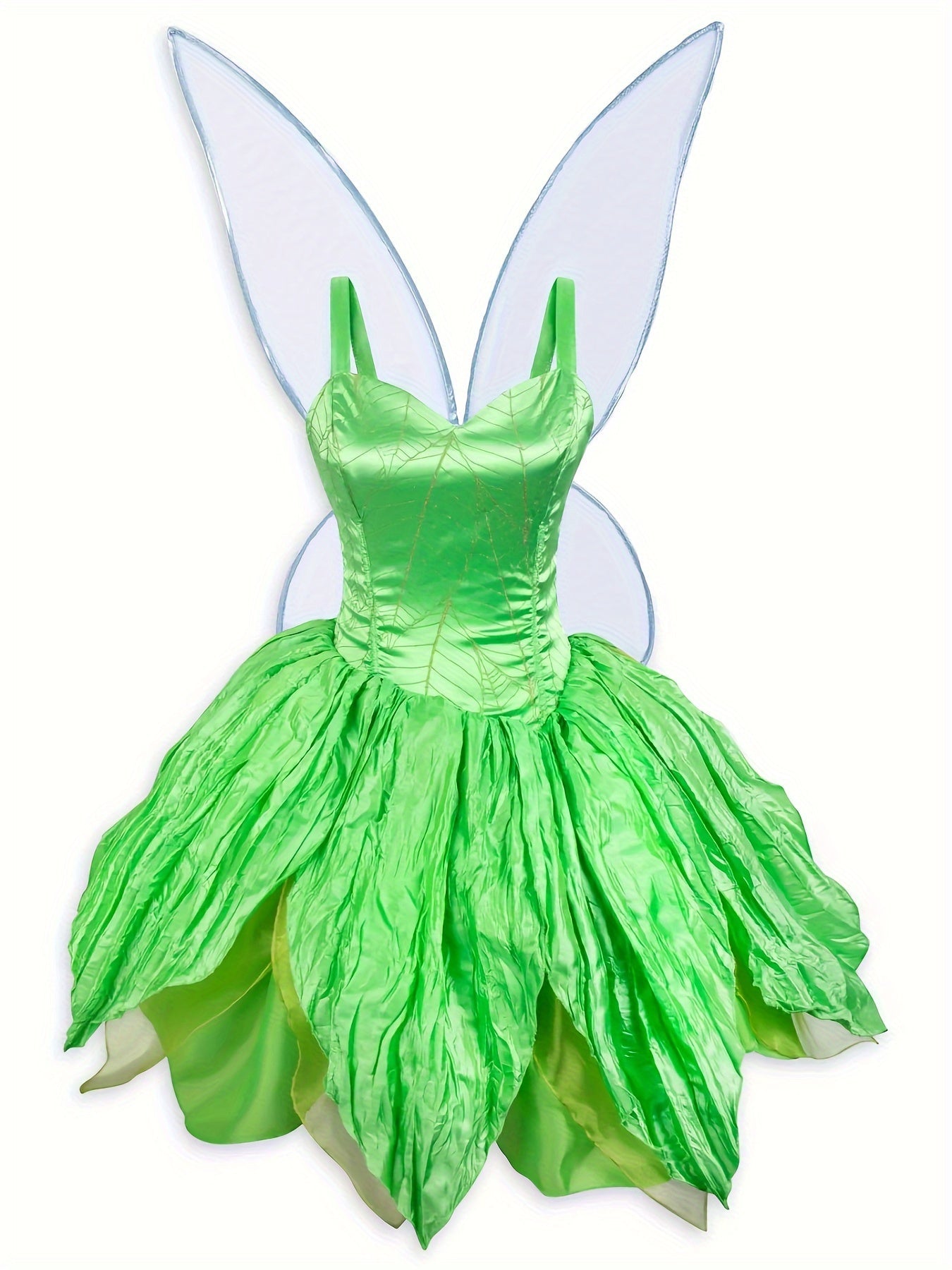 Vrouwen Feeënvleugel Halloween Kostuum Jurk | Mini Mouwloos