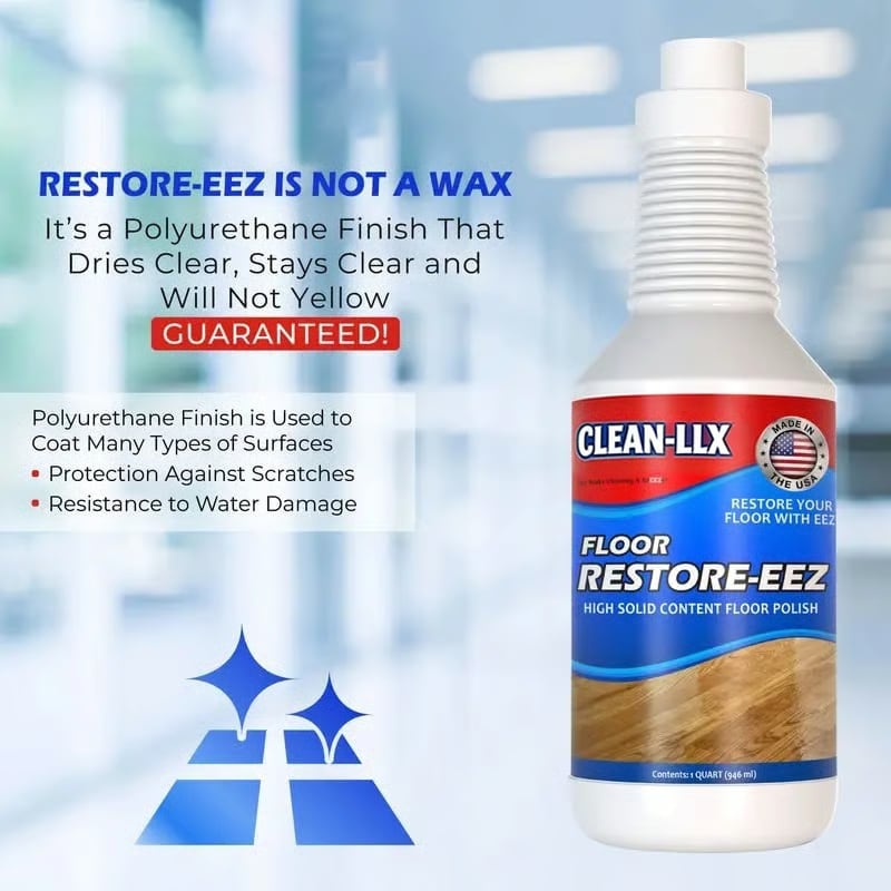 🔥Laatste dag 50% korting - ✨🧴 Clean-llx Vloerhersteller – Direct glanzen & beschermen 🏠