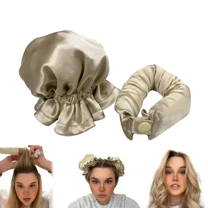 Satin Hittevrije Lockenwickler Set