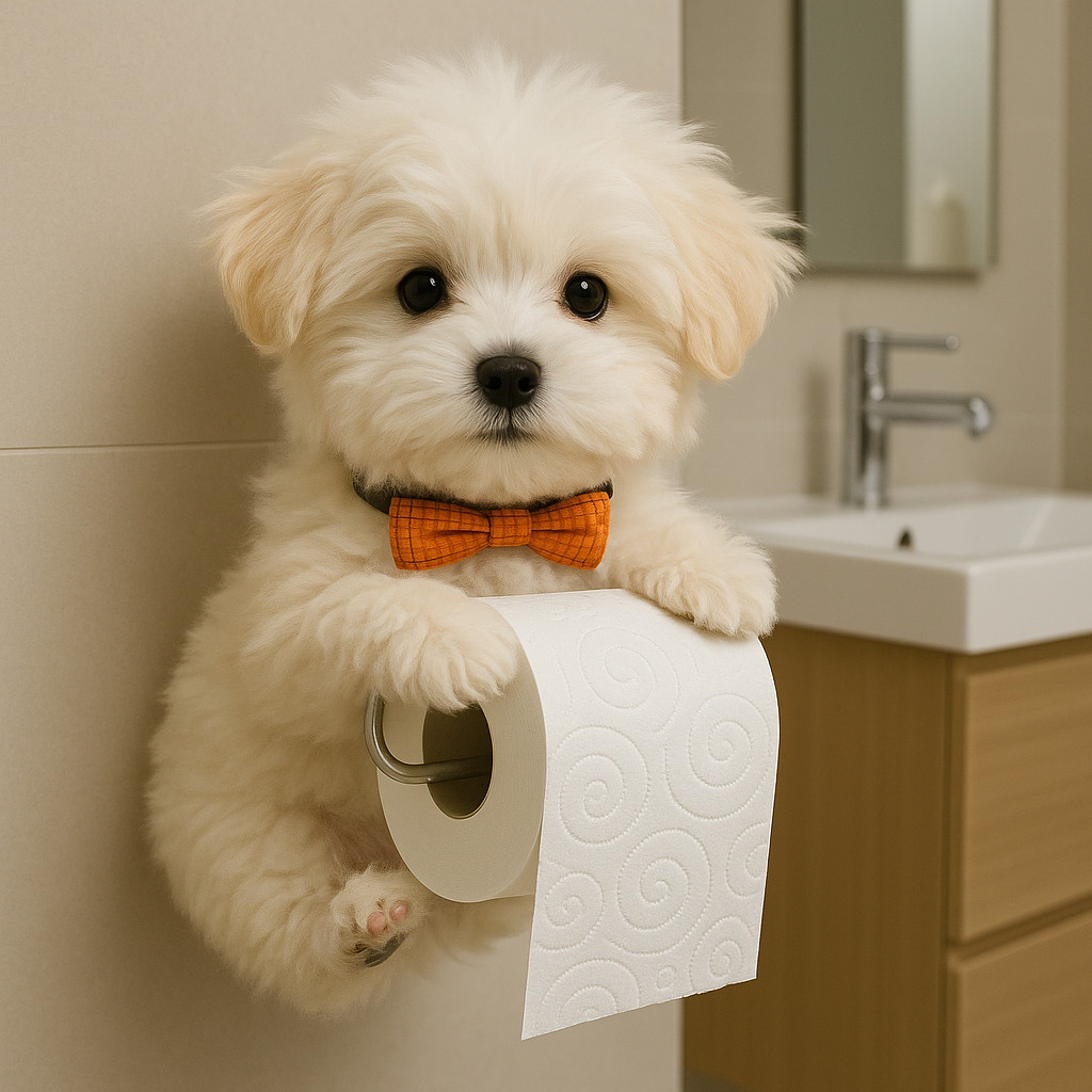 PawRoll – De dierenlijk charmante toiletrolhouder!