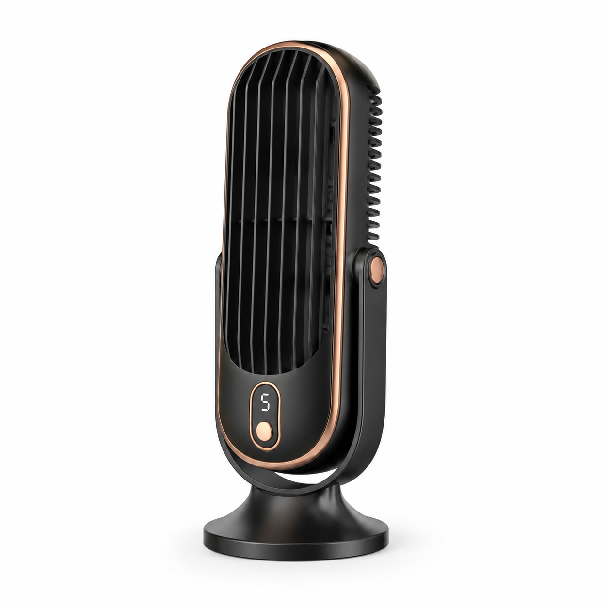AeroLux Elite Koelventilator | Dubbele Motor, 720° Rotatie, Oplaadbaar via USB & Ultra Stil voor Ultiem Comfort Overal