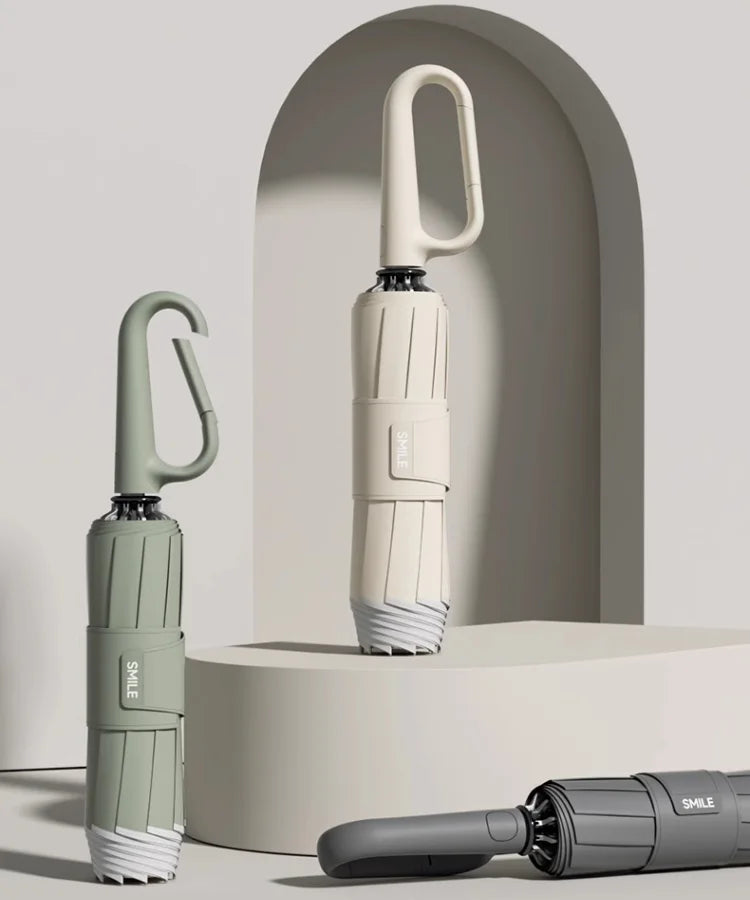 Aurelia Luxe Windvaste Paraplu | Elegante, draagbare bescherming tegen de elementen