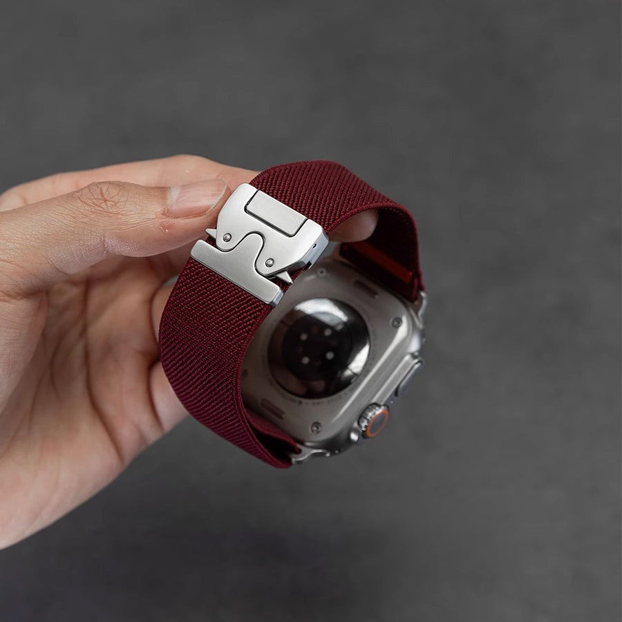 LuxeFlex Elite Nylon Band | Comfortabele en stijlvolle stretchband voor Apple Watch