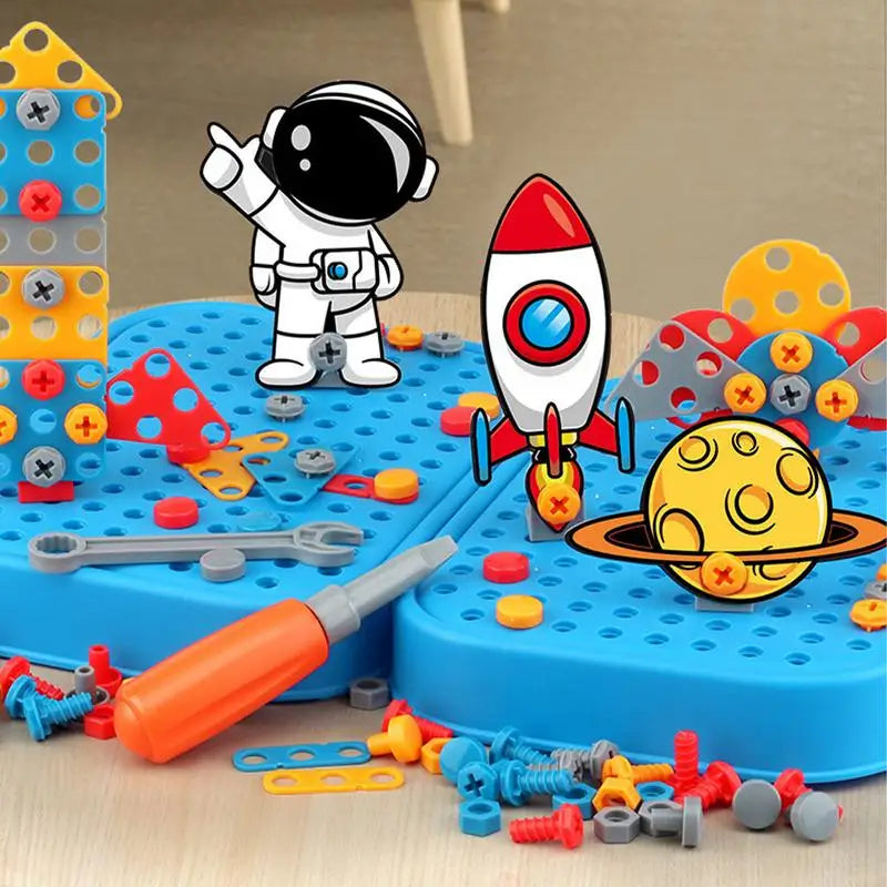 Montessori 3D-gereedschapskist Voor Kinderen