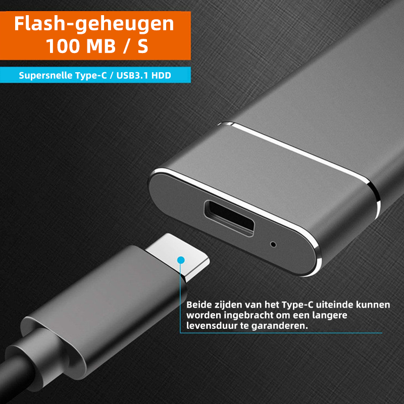 Snelheids Externe Harde Schijf voor Snelle Gegevensoverdracht