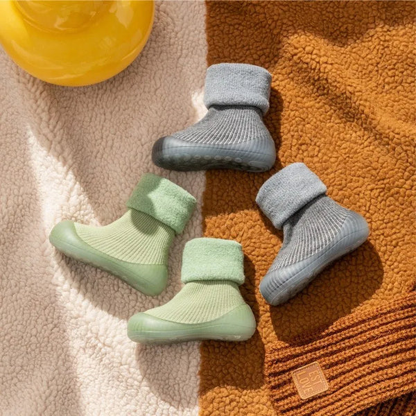 Warme veiligheid – Rutschfesten sokken schoenen voor peuters