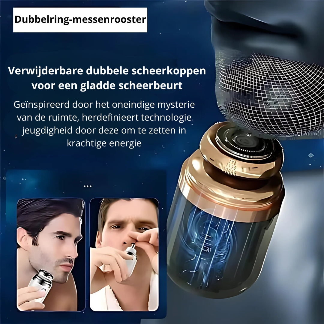 LuxuraShave Draadloos Elektrisch Scheerapparaat | Ervaar ultieme comfort en precisie bij het scheren