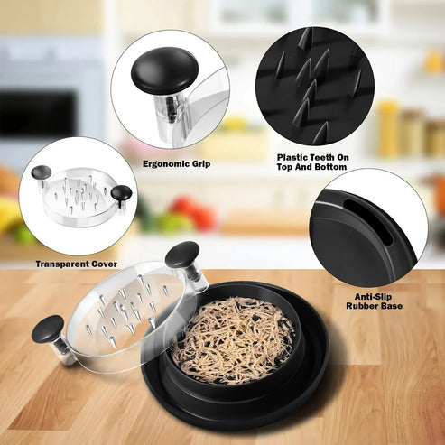 GourmetCraft Kip Shredder Pro | Moeiteloze vlees shredding voor snelle maaltijd voorbereiding en gourmet gerechten