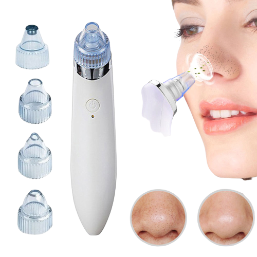 LuxeGlow Elite Blackhead Verwijderapparaat | Oplaadbare 4-in-1 oplossing voor een heldere, stralende huid