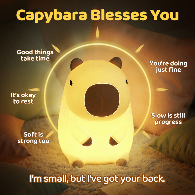 SquishBara | Capybara Squishy Nachtlampje Ideaal Cadeau voor Alle Leeftijden