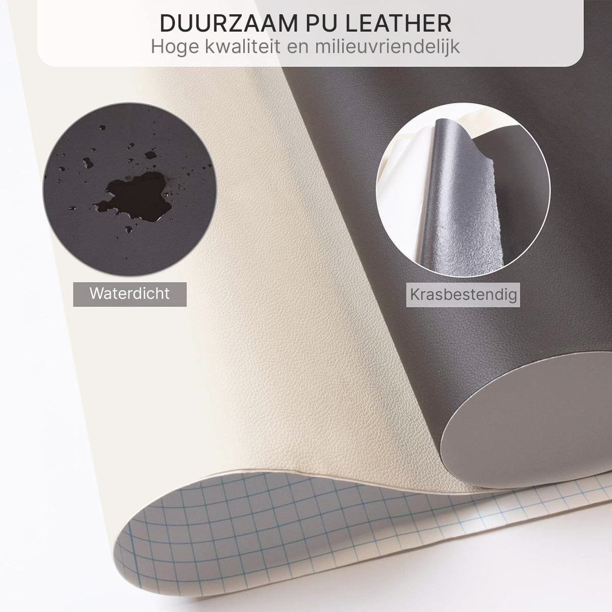 ReviLeer Zelfklevende PU-Leren Patch – Waterdichte Reparatiepatch voor Meubels