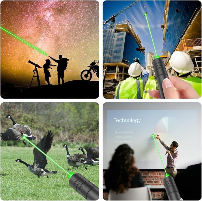 LuxeBeam Dual-Color Laser Pointer | Precisie rode en groene laser voor veelzijdige presentaties