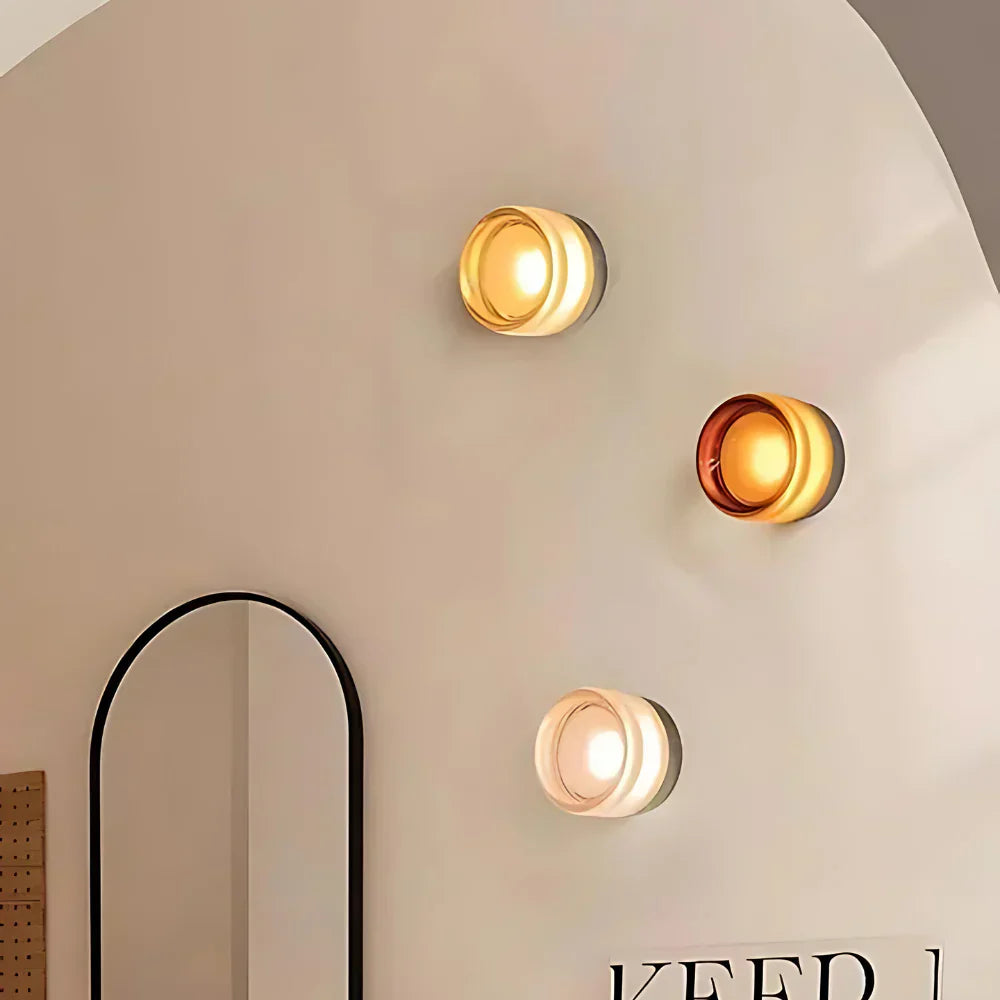 Nordic Acryl Dimple Wandlamp LED 1-Licht
