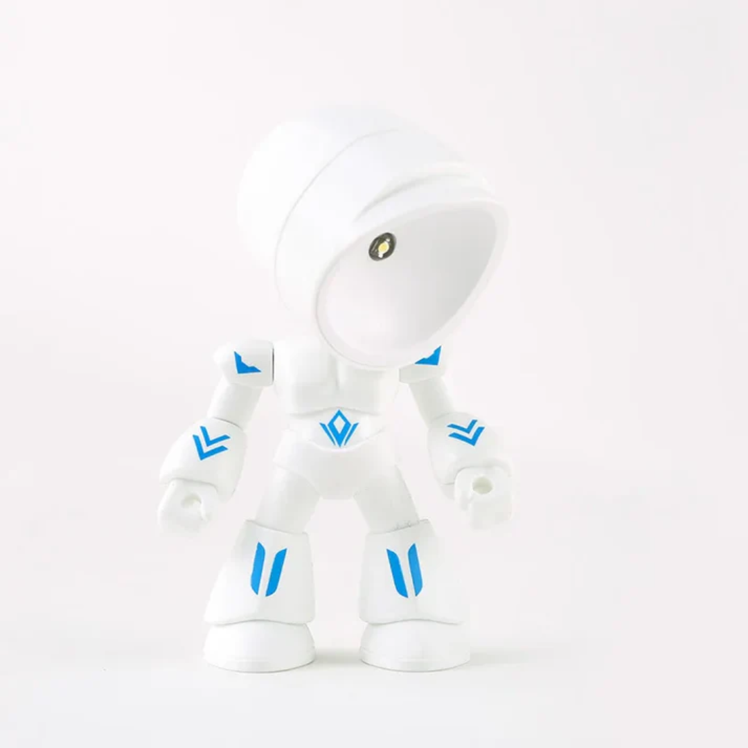 Moderne, robot-geïnspireerde LED-tafellamp 1-licht