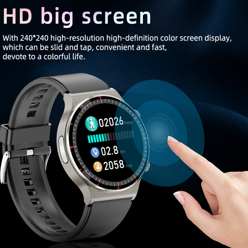Medische EKG-Smartwatch | CFDA-gecertificeerd | 512Hz Hoogprecisie Biosensor | SpO2- & Hartslagmonitoring | AI-gebaseerde Ademhalingsanalyse | IP67 Waterdicht