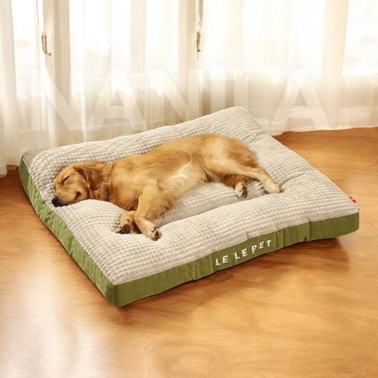 SnoozePaw Luxe Hondenbed – Robuuste Schuim, Afneembare Hoezen en Optimale Ondersteuning