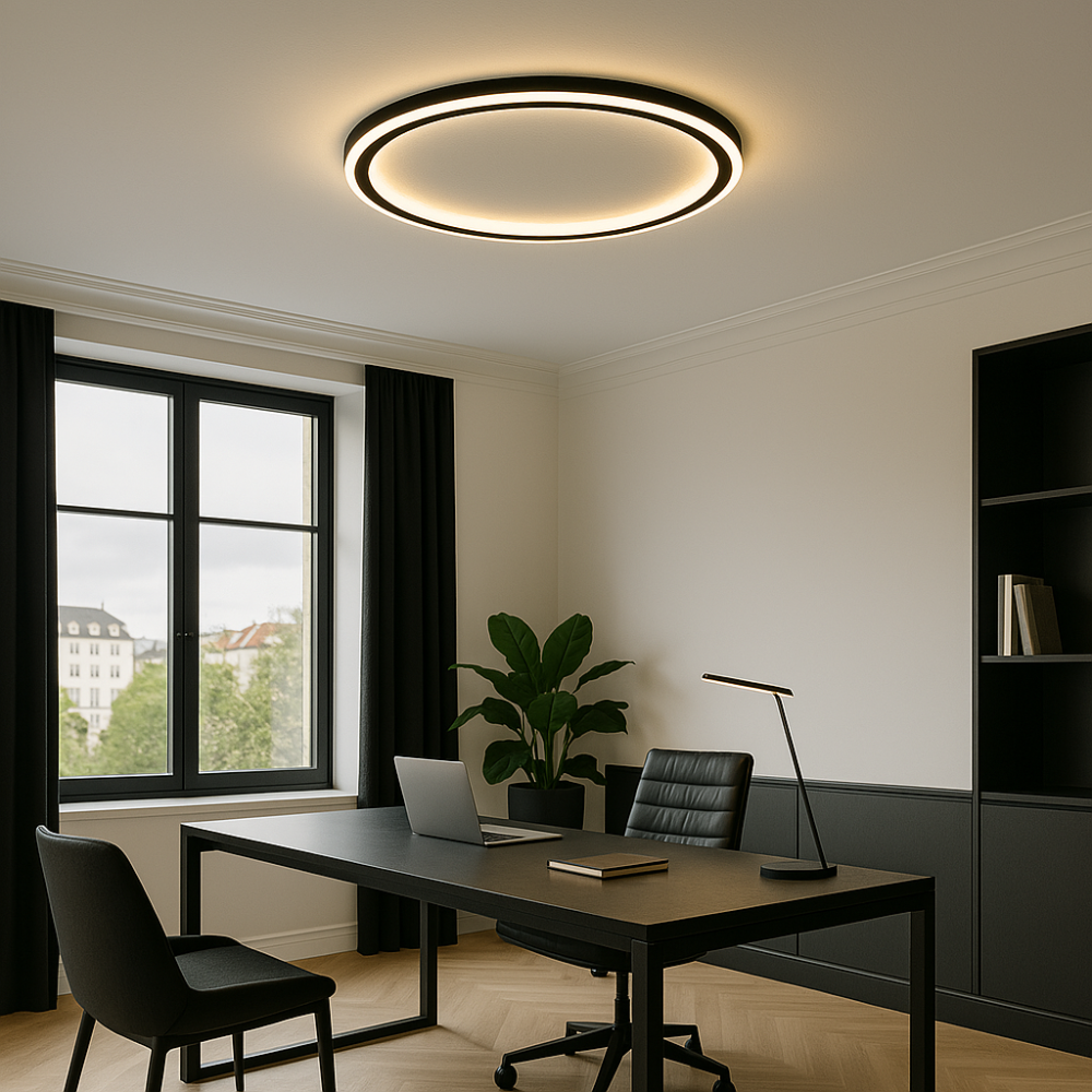 Scandinavische LED Plafondlamp – Modern, dimbaar & stijlvol voor woonkamer, eetkamer & hal