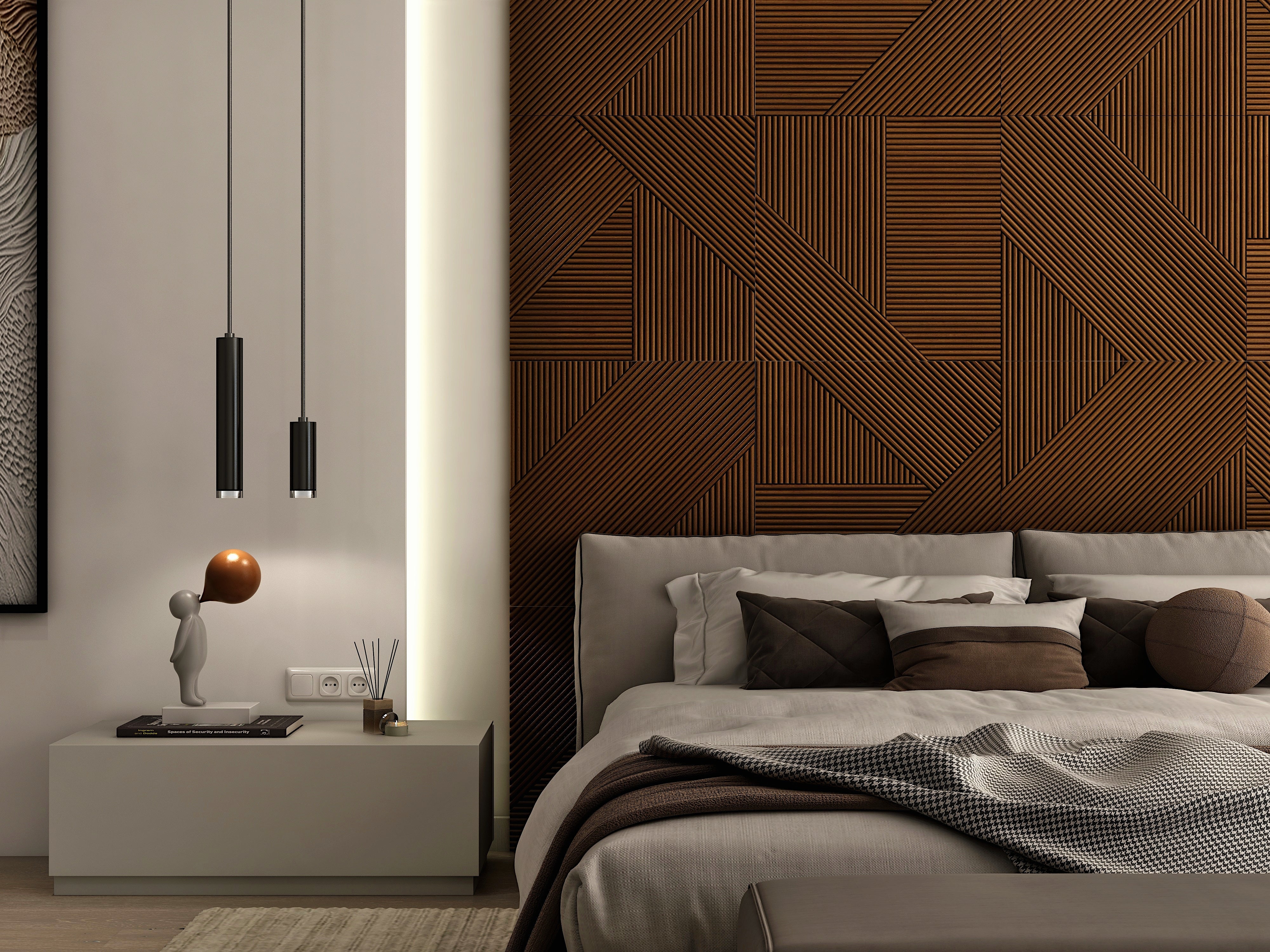 Moderne Massief Houten Paneel