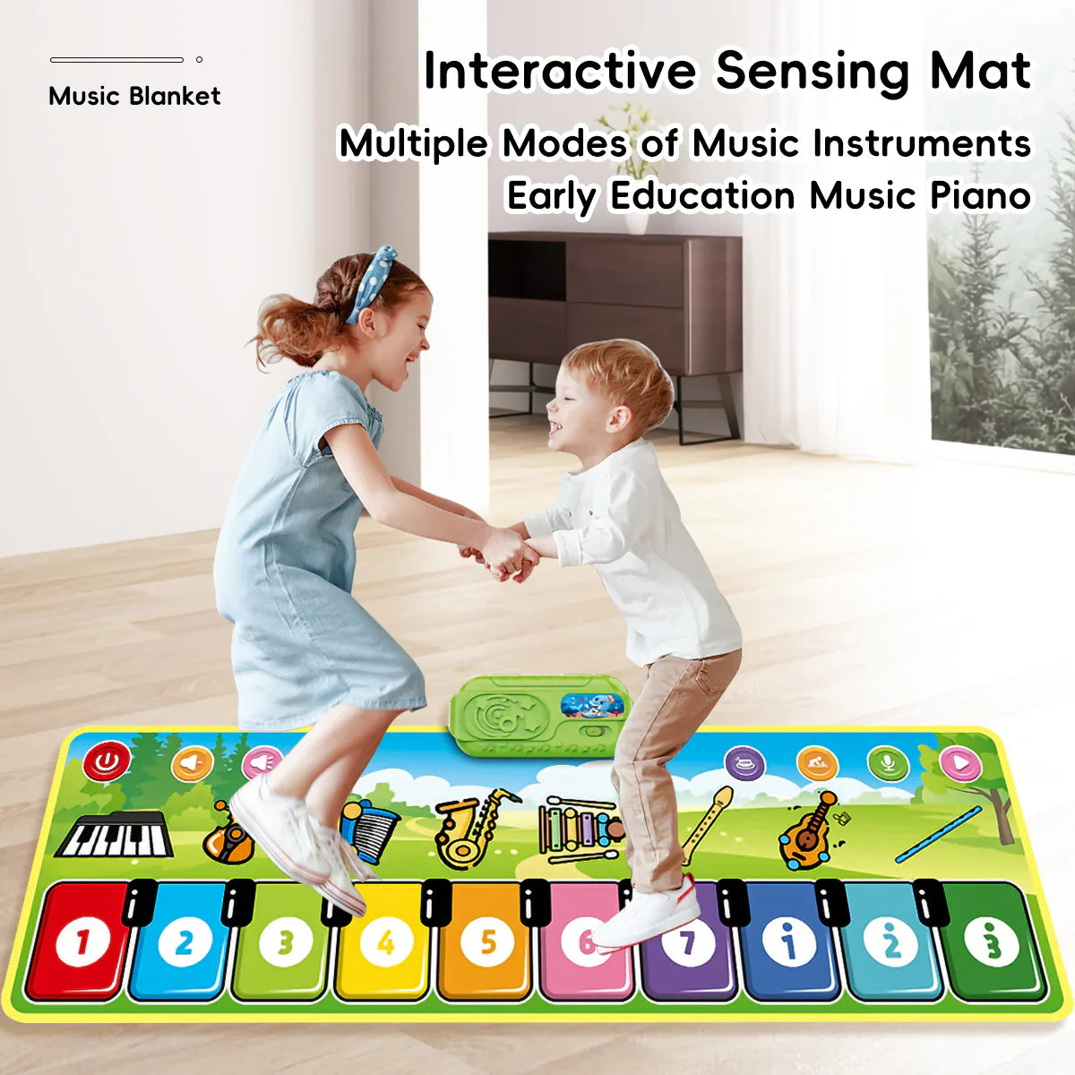 Interaktive Muzikale Dansspeelmat voor Kinderen