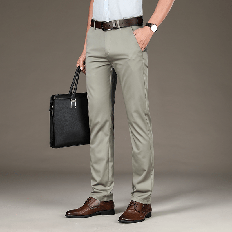 50% Korting - MasonPro - High Stretch Heren Klassieke Broek - Beperkte Aanbieding