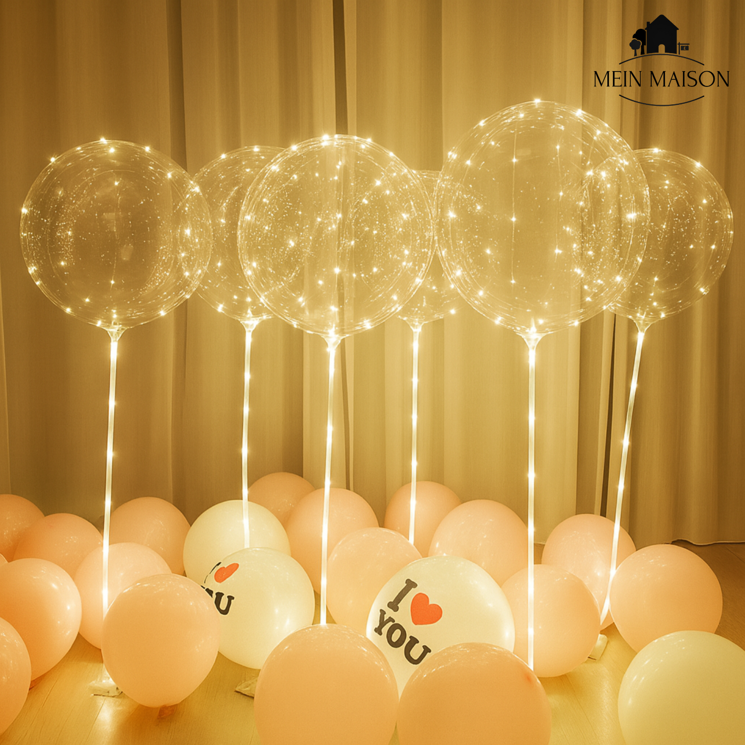 5+5 GRATIS | PartyGlow – Verlicht elk feest met warme, herbruikbare LED-luchtballonstralingslicht