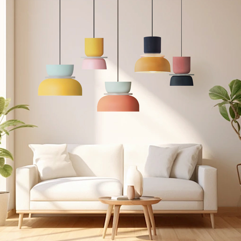 Lucie Kleurblok Nordic Hanglamp