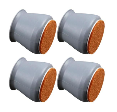 Bescherm uw vloeren met deze siliconen doppen voor meubelpoten (x16)