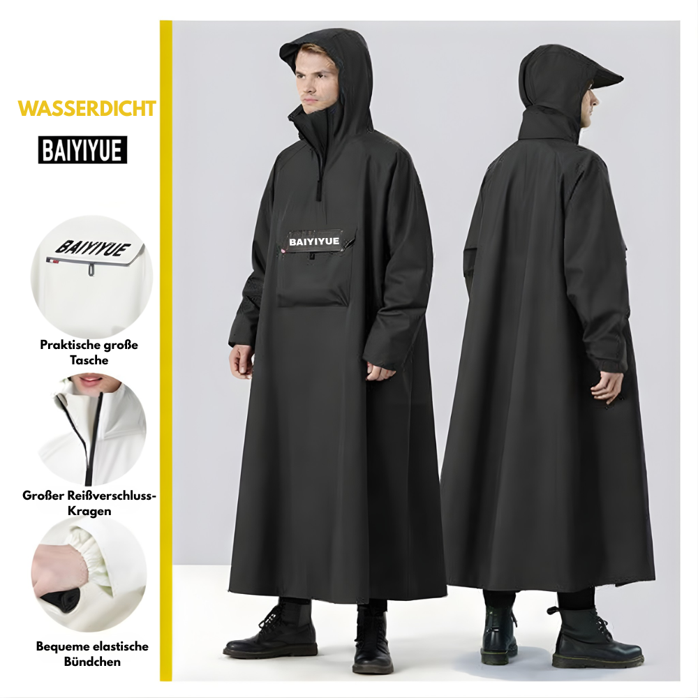 Waterdichte Lange Regenjas | 50% KORTING