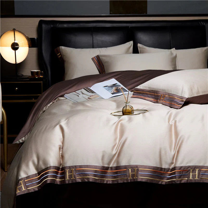 Deluxe Satijnen Katoenen Dekbedovertrek Set - Luxe voor uw Slaapkamer