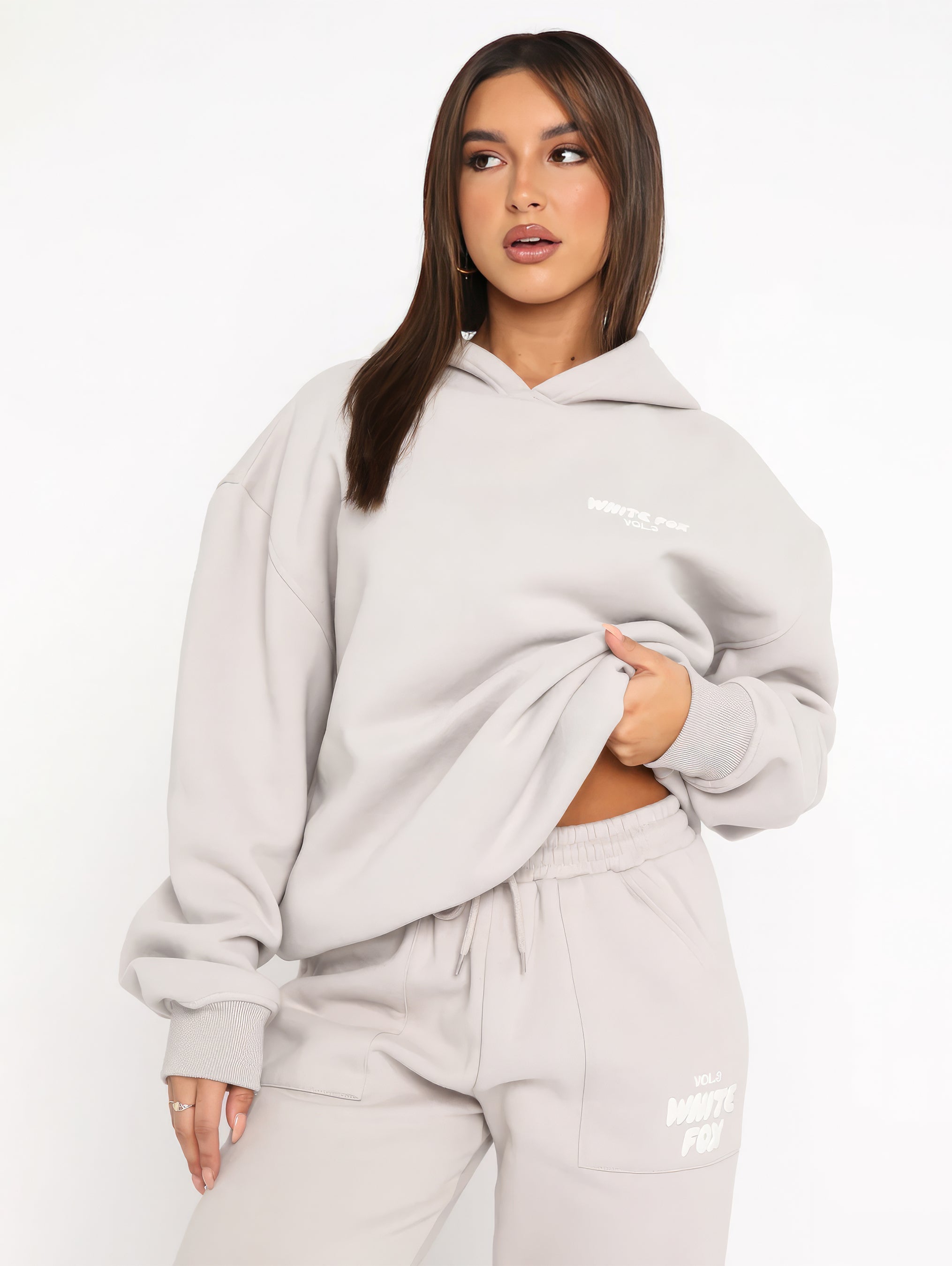 Vanio | Dames WhiteFox Trainingspak met Hoodie