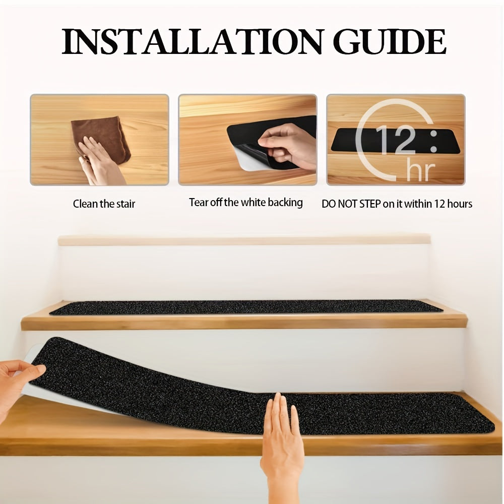 Antislip Trapstappen 10-pack – 6"x24", 80-grit, Weerbestendig