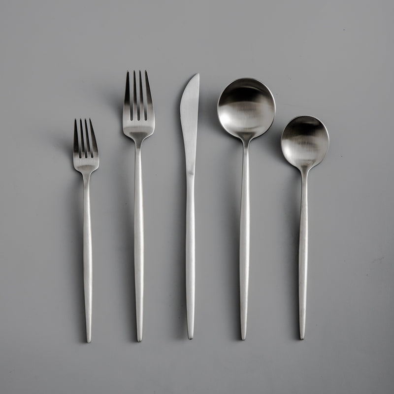 Minimalistisch Roestvrij Staal Bestek Elegante Eenvoud