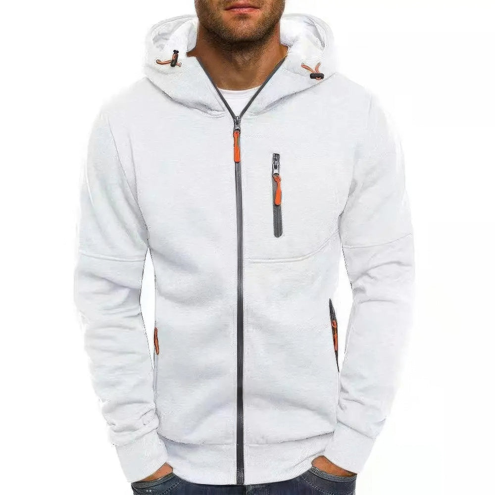 Comfortabele Heren Hoodie Vest met Rits