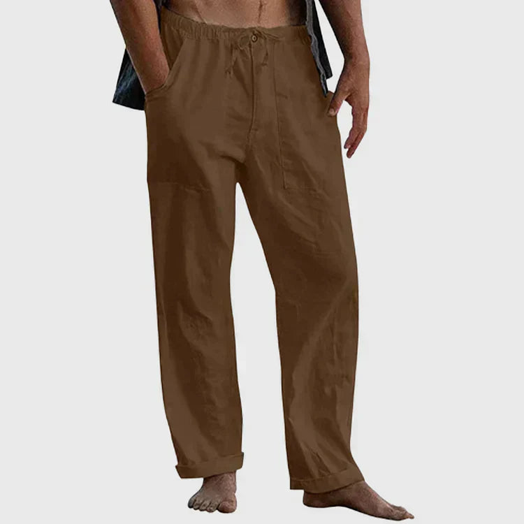 Casual linnen broek voor mannen | Werk