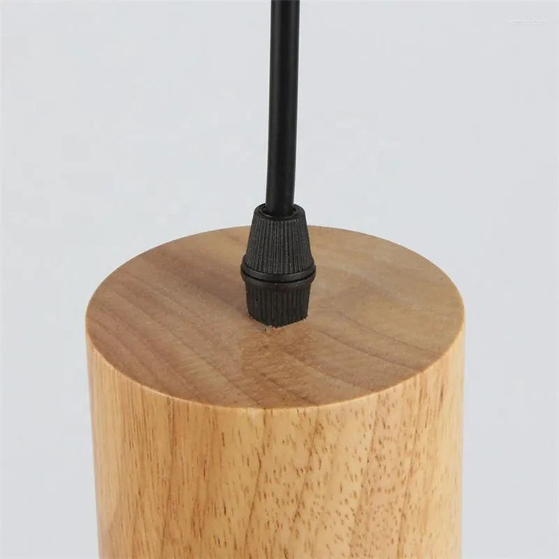 Metaal Hout Hanglamp | Modern Industrieel Ontwerp