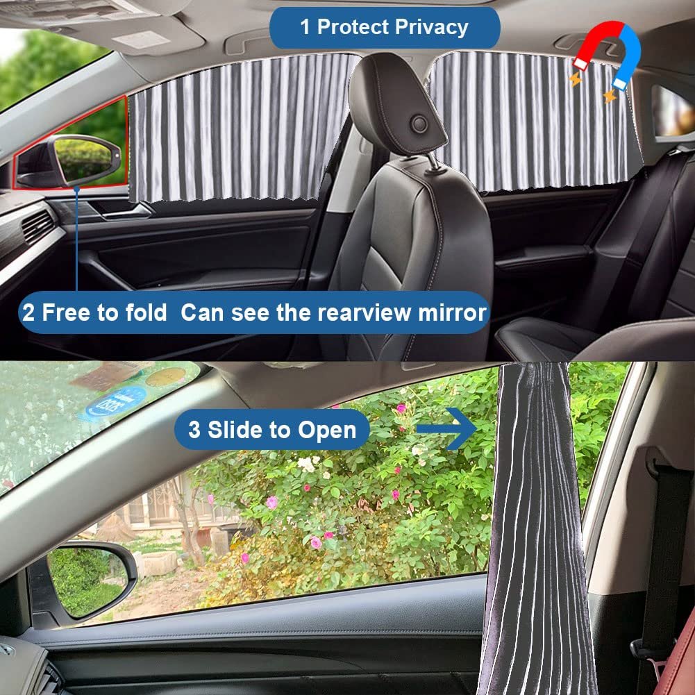 LuxShade Elite Magnetisch Auto Zonnescherm | Bescherming en privacy voor uw voertuig in stijl