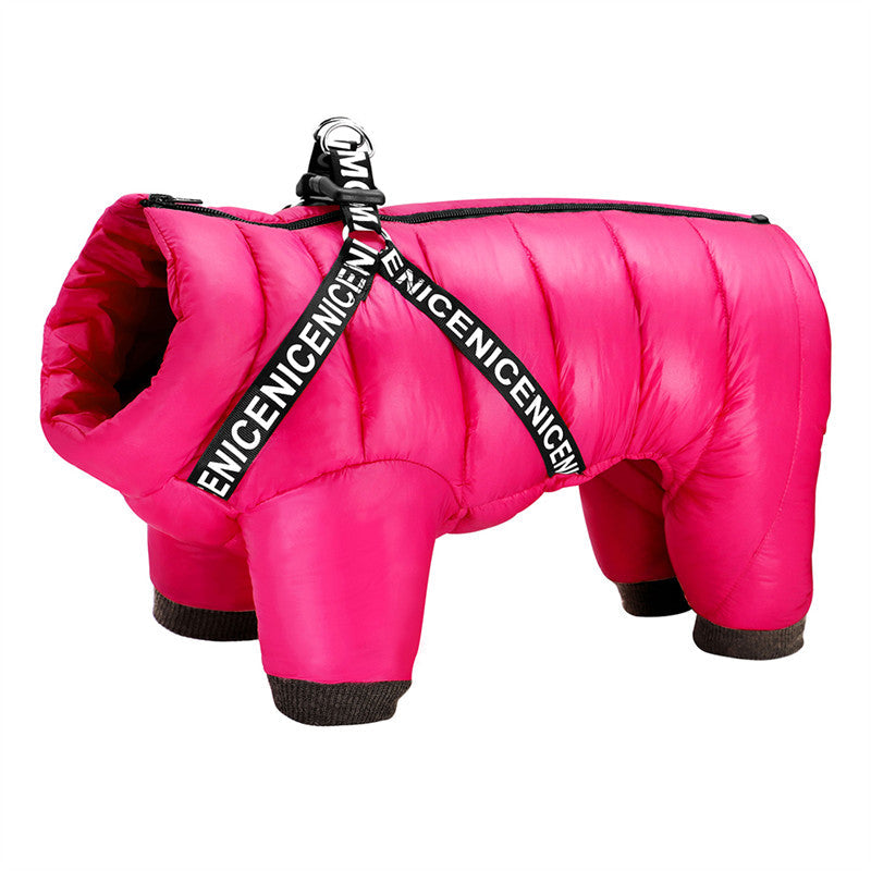 WarmPaw WinterComfort Hondenjas – Winddichte Jas met Zachte Isolatie voor Koud Weer