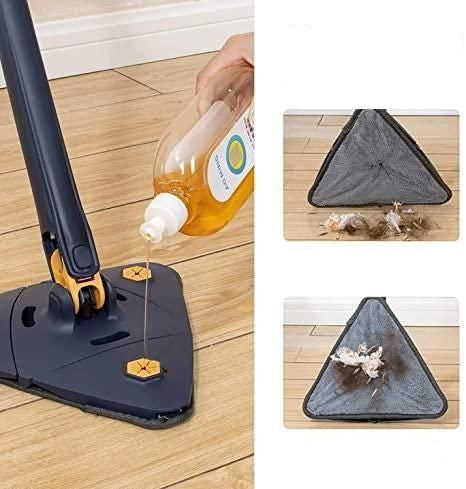 LuxClean Driehoekige Schoonmaak Mop | Efficiënt en veelzijdig voor een sprankelend resultaat