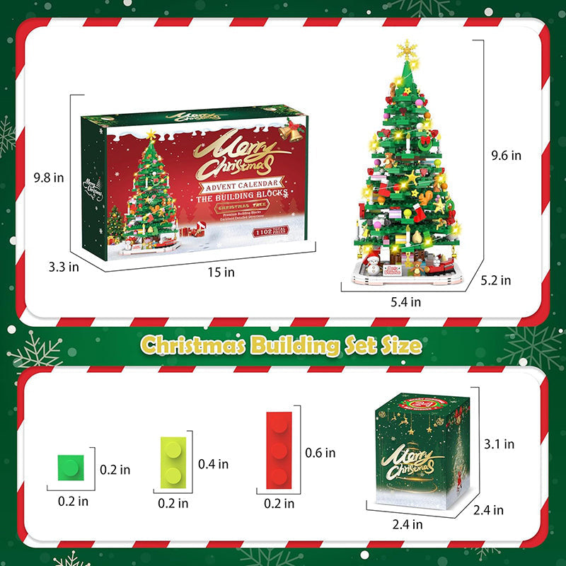 Kerstboom Adventskalender 2026 – DIY Bouwpakket voor Kerstdecoratie