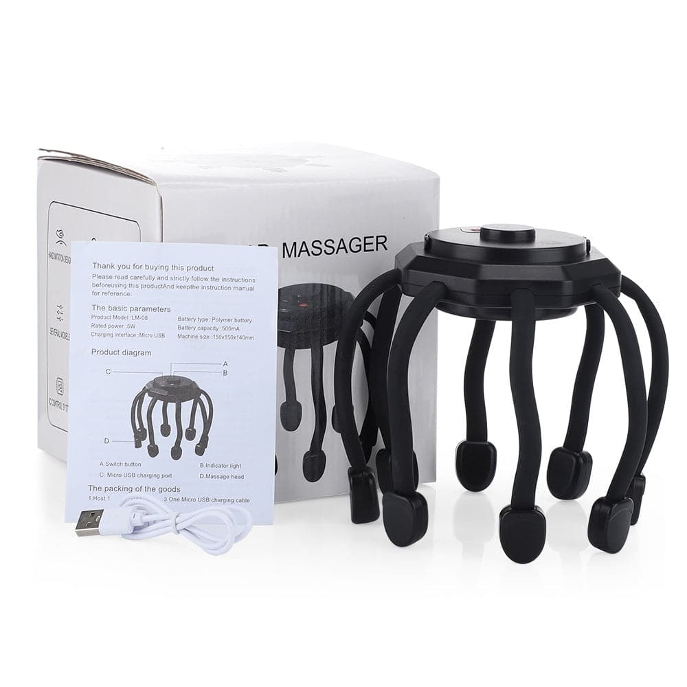 LuxAura Ultra Hoofdmassageapparaat | Ontspannende massage voor ultieme verlichting en welzijn