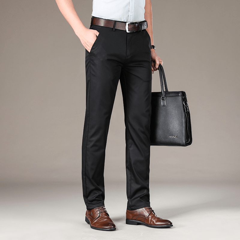 50% Korting - MasonPro - High Stretch Heren Klassieke Broek - Beperkte Aanbieding