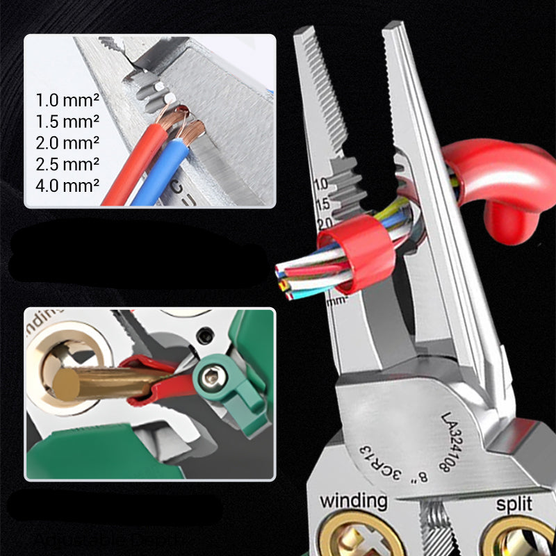 Éclat | 8-in-1 Strip- en Testschaar – elektrische test – multifunctioneel – ergonomisch