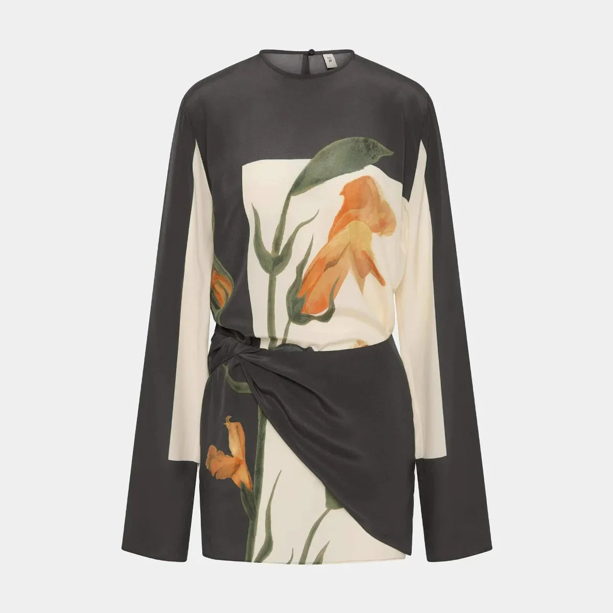 FloraTwist Mini-Cocktailjurk | Elegante bloemenprint voor stijlvolle gelegenheden